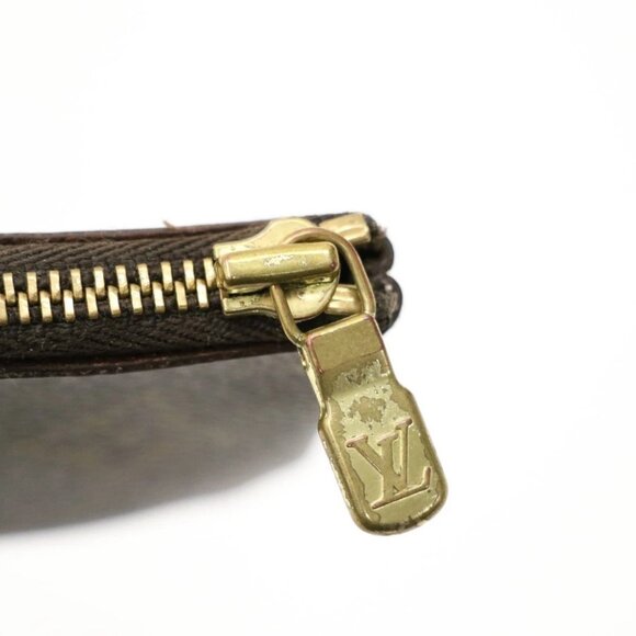 Louis Vuitton Monogram Coin Holder Key Pouch Pochette - Brown - Picture 3 of 16
